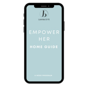 home workout guide front page phone mock up