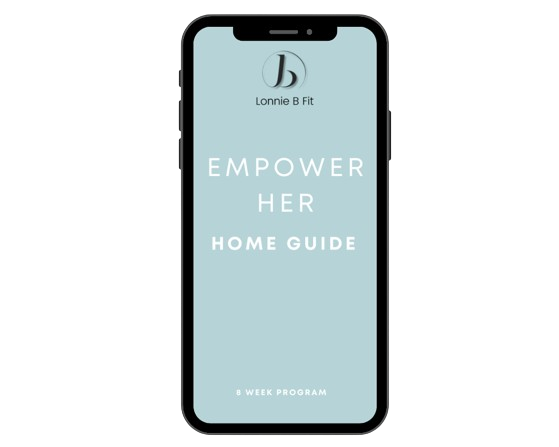 home workout guide front page phone mock up